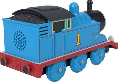 Thomas & Friends Toy Train by Fisher-Price, Large-Scale Talking Thomas Engine with Push-Button Train Noises & Favorite Phrases from the Classic Series in Kuwait