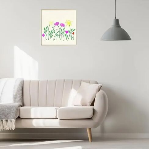 12 Templates for Floral and Plant Paintings - Hand-Drawn Patterns 5.9 * 4.7 Inches - Perfect for Wooden Wall Furniture, Glass, Canvas, Floor Tiles, and DIY Home Decor in Kuwait