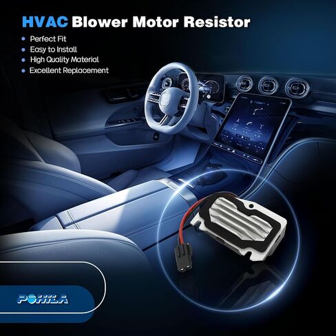 مقاوم محرك منفاخ HVAC للتحكم التلقائي في درجة الحرارة متوافق مع مركبات Buick وChevy وOldsmobile وPontiac - Century، Regal، Corvette، Intrigue، Grand Prix، استبدال # 52479971، 89019166 in Kuwait