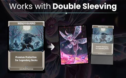 100ct Textured Matte TCG/MTG Card Art Sleeves (Faerie) in Saudi Arabia