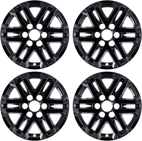 Wheel Skins Compatible with Toyota Tundra Crew cab/Extend cab 2022-2024;; Toyota Sequoia 2023-2025; Wheel Covers; Set of 4 pcs；18-inch in Saudi Arabia