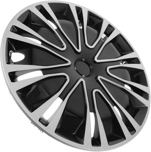 Amosfun السيارات Hubcap غطاء عجلة القيادة استبدال 15.35 "عالمي صالح عجلة ريم غطاء محور السيارة غطاء السيارة الخارجي ملحق سهل التركيب in Kuwait