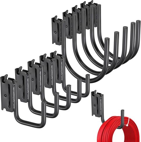 خطافات مسار E 10 قطع من خطاف E Track J من الفولاذ عالي التحمل مع تركيب زنبركي لخطافات مقطورة E أو X 2 بوصة 4 بوصة للأسلاك والكابلات وملحقات المسار الإلكتروني للمقطورات المغلقة والشاحنات والجراج وشاحنة البضائع، ذهبي in Kuwait