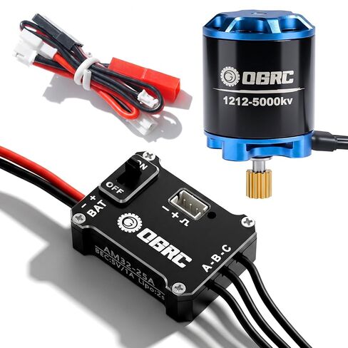 OGRC AM32 25A Brushless ESC & 1212 Sensorless Outrunner Motor Combo for 1/30 Axial SCX30 (5000KV) in Kuwait