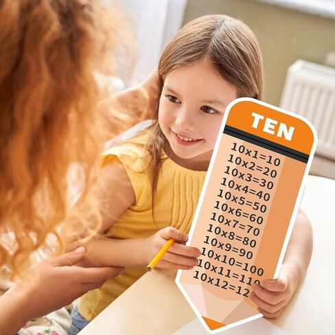 26 Pcs Large Educational Multiplication Math Posters 6.3×17.7 Inch Multiplication Posters Times Table Chart Posters for Elementary Middle School Classroom Must Have Home School Supplies Wall Decor in Saudi Arabia