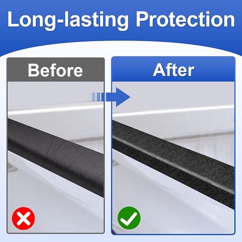 ELH Truck Bed Rail Caps Fit for 99-06 1999-2006 Chevy Silverado & GMC Sierra 1500 2500 3500 (Classic only), w/Holes 6'6" Bed Black Truck Side Rail Protectors (Set of 2) in Saudi Arabia