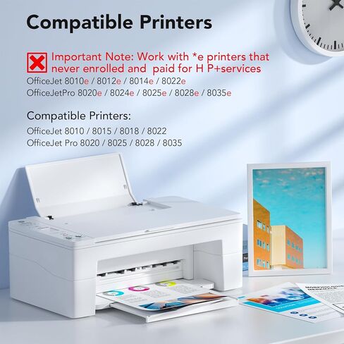 مجموعة خراطيش حبر 910XL بديلة لحبر HP 910 XL باللون والأسود المتوافقة مع طابعات OfficeJet Pro 8020 8025 8028 8035 8030 8010 8015 8018 8022 in Kuwait