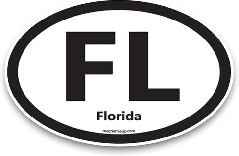 Magnet Me Up Florida US State Flag Magnet Decal, 4x6 Inches, Heavy Duty Automotive Magnet for Car, Truck SUV, Any Other Magnetic Surface, Collectible Souvenir, Show Your State Pride, Crafted in USA in Kuwait