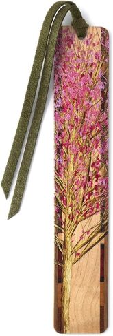 Winter Willow Tree Wooden Bookmark | Woodland Forest Nature Tree Art | Gift for Tree Lovers, Nature Lovers, Gardeners, Landscape Lovers & Readers | Handmade in the USA in Saudi Arabia
