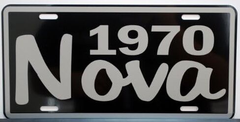 1970 70 Nova Year Metal Novelty Reproduction Sign Compatible with Chevy SS Super Sport Hot Rod Muscle Car Gasser Custom Classic Collection Dealership Bar Garage Shop Man Cave Wall Art Gift in Saudi Arabia