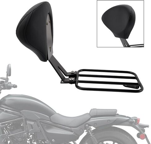 Driver Sissy Bar Backrest Fit for Kawasaki Eliminator 500 2024-2025 in Kuwait