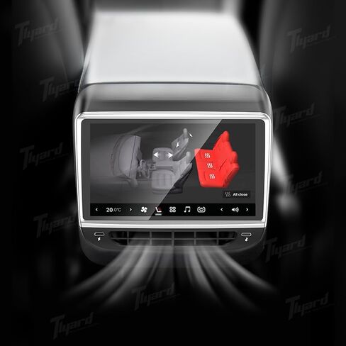 Tlyard Tesla Model Y Rear Screen 7.2 inches, Model 3 Rear Seat Display for Tesla Model 3 2019-2023 Model Y 2020-2024, LCD Screen AC Control Panel IPS Multimedia Entertainment System Support OTA in Saudi Arabia