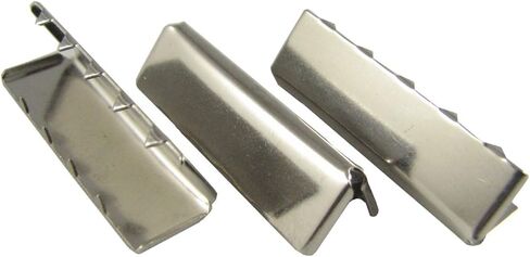 25 Nickel Belt Buckle End Tips - 1.25" in Saudi Arabia