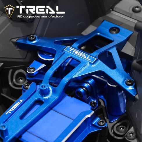 TREAL Aluminum 7075 Front Chassis Brace for 1/10 Maxx, W/WideMaxx, 1/8 Maxx Slash(Blue) in Kuwait