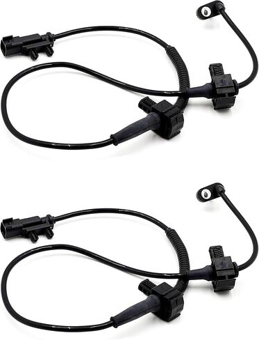 2Pcs Rear Left and Right ABS Wheel Speed Sensor Compatible with Chevrolet 2014-2018 Silverado 1500 2015-2017 Tahoe Replacement for GMC 14-19 Sierra 1500 15-17 Yukon Replaces 22775301 ALS2635 in Kuwait