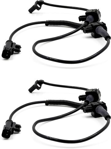 2Pcs Rear Left and Right ABS Wheel Speed Sensor Compatible with Chevrolet 2014-2018 Silverado 1500 2015-2017 Tahoe Replacement for GMC 14-19 Sierra 1500 15-17 Yukon Replaces 22775301 ALS2635 in Kuwait