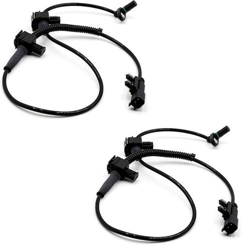 2Pcs Rear Left and Right ABS Wheel Speed Sensor Compatible with Chevrolet 2014-2018 Silverado 1500 2015-2017 Tahoe Replacement for GMC 14-19 Sierra 1500 15-17 Yukon Replaces 22775301 ALS2635 in Kuwait