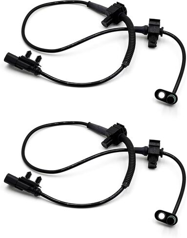 2Pcs Rear Left and Right ABS Wheel Speed Sensor Compatible with Chevrolet 2014-2018 Silverado 1500 2015-2017 Tahoe Replacement for GMC 14-19 Sierra 1500 15-17 Yukon Replaces 22775301 ALS2635 in Kuwait