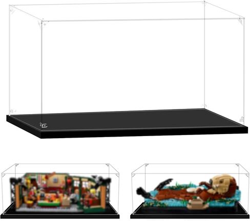LILIKAKA Acrylic Display Case for Lego 10292 Friends Apartments or 42141 McLaren F1 or 42171 Mercedes-AMG F1 W14 E Performance, 27.5x13.8x5.9inches (70x35x15cm), Dustproof Protection Clear Showcase in Saudi Arabia