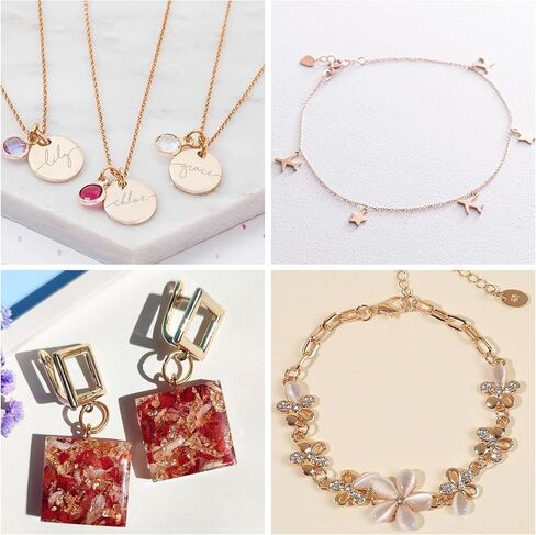 100pcs 18K Gold Filled Jump Rings, Open Jewelry Jump Rings, 3mm Gold Charms for Women Key Chains Necklace Bracelet Pendant Earrings Jewelry Making in Saudi Arabia