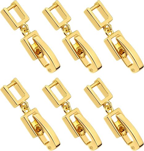 6Pcs Gold Bracelet Extender, Necklace Extender Jewelry Clasps Women Foldover Clip Link Extensions for Necklace Extension Bracelet Extension Women's Jewelry Making Repair Kit in Kuwait
