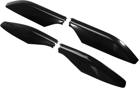 4pcs Car Roof Rack Side Rails End Cover Shell Cap Compatible for Lexus GX470 2003-2009, Durable Plastic Black Cargo Rack Legs Protection Automotive Parts in Kuwait