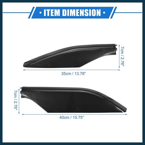 4pcs Car Roof Rack Side Rails End Cover Shell Cap Compatible for Lexus GX470 2003-2009, Durable Plastic Black Cargo Rack Legs Protection Automotive Parts in Kuwait