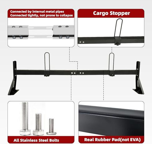 hightall Van Ladder Rack with Roller,No Drilling Required Van Roof Rack with Cargo Stoppers,Compatible with Ford Transit150/250/350,Transit Connect,Nissan NV 1500 2500 3500 in Saudi Arabia