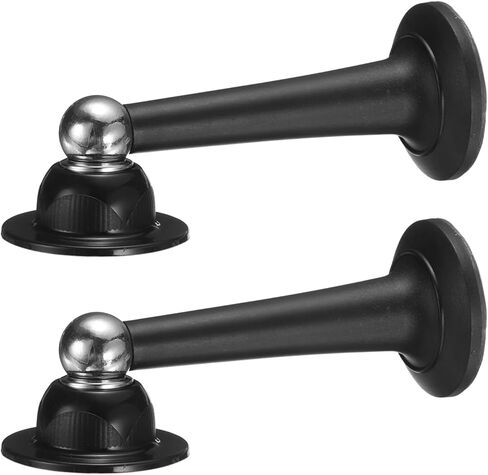 uxcell 5.1" Magnetic Door Stoppers, Magnetic Doorstops for Wall and Floor Mounting, No Drilling Door Holder with Adhesive for RV Baggage Doors, Home, Office, White in Saudi Arabia
