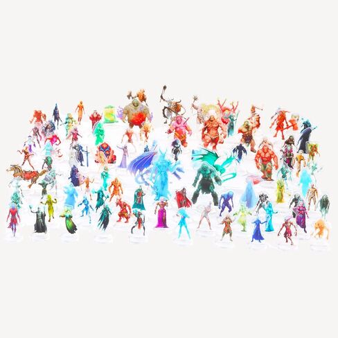 iPEAU|DND Miniature Coastal Swamp&Underwater Campaign Dungeons and Dragons Starter Set for Mini D&D 5E Pathfinder Flat Acrylic Figure TTRPG Tabletop RPG Game Accessory DM Gift in Saudi Arabia