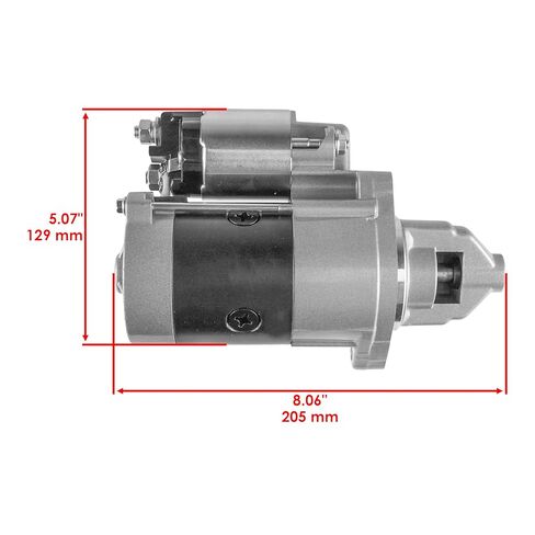 Caltric Starter Compatible with John Deere X300 X304 X320 X324 X360 X500 X534 X570 X580 X584 X590 in Kuwait