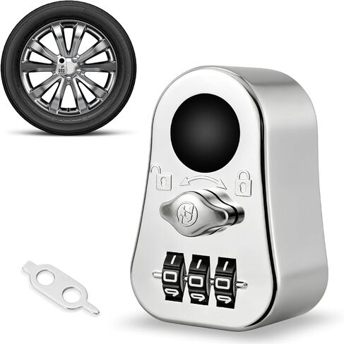 Spare Tire Nut Lock for Side Mount Spare Tire Trailer Spare Tire Mount Tire Lock Locking Lug Nuts Easy Install for SUV, Trailer, RV, Truck in Saudi Arabia