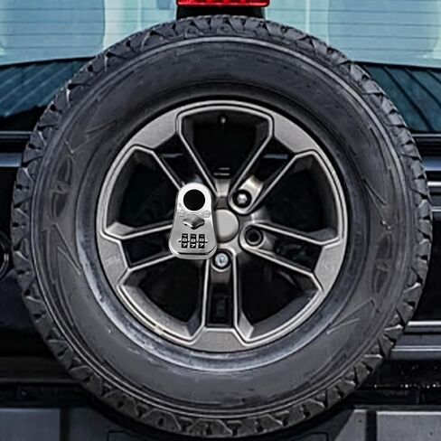 Spare Tire Nut Lock for Side Mount Spare Tire Trailer Spare Tire Mount Tire Lock Locking Lug Nuts Easy Install for SUV, Trailer, RV, Truck in Saudi Arabia