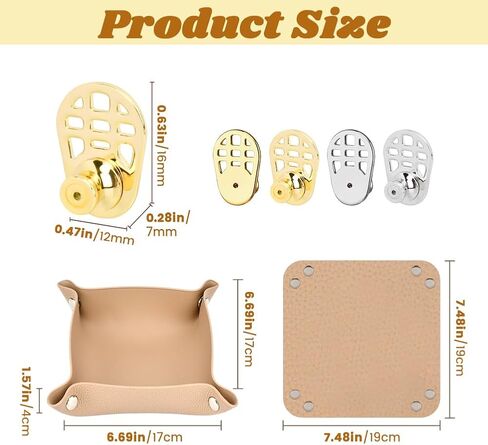 Earring Backs for Heavy Earrings, 4 Pack Locking Earring Lifters for Droopy Ears, Secure Stud Backings for Women, Fits 0.6-1.2 mm Posts, Includes Storage Tray in Saudi Arabia