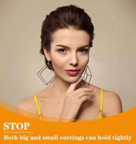 Earring Backs for Droopy Ears, 32 Pcs White Acrylic and Clear Silicone Lifters, Replacement Backs for Comfortable and Secure Fit in Saudi Arabia