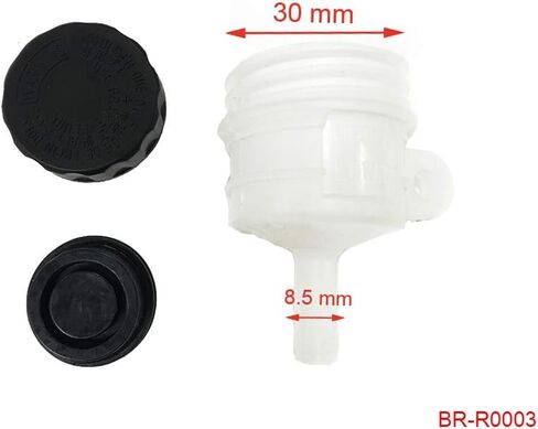 Universal Rear Brake Master Cylinder Reservoir Oil Cup for Honda Yamaha Kawasaki KTM Suzuki YZF R6 KX125 XR650 YFZ350 Banshee in Kuwait