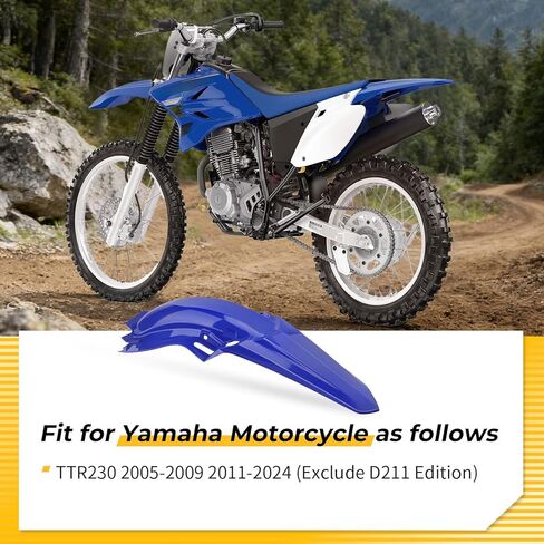 M MATI Rear fender for Yamaha TTR230 2005-2009 2011-2024 1C6-F1611-00-00 1C6-F1611-20-00 in Kuwait