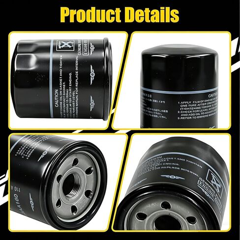 15208AA21A Engine Oil Filters Fit for Subaru 2013-25 Outback & Legacy, 2011-25 Forester, 2012-25 Impreza, 2016-25 Crosstrek, 2013-25 XV Crosstrek, 2019-25 Ascent Replace 15208AA160,15208AA20A (3 Pack) in Kuwait