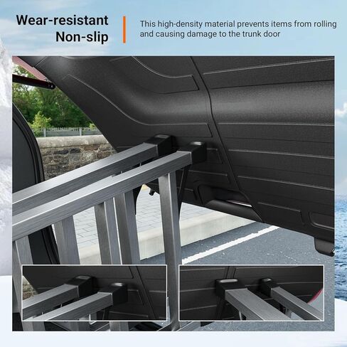 Powoq Liftgate Mat متوافق مع 2020-2025 Palisade Trunk Tailgate Mat TPE Liftgate Liner Cargo Liner استبدال لـ 2020 2021 2022 2023 2024 2025 Palisade Accessories in Kuwait