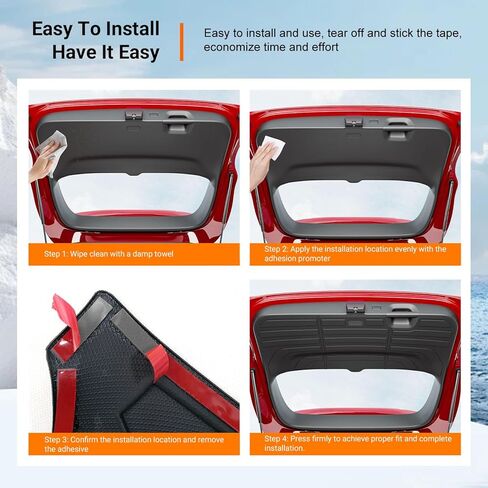 Powoq Liftgate Mat متوافق مع 2020-2025 Palisade Trunk Tailgate Mat TPE Liftgate Liner Cargo Liner استبدال لـ 2020 2021 2022 2023 2024 2025 Palisade Accessories in Kuwait
