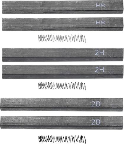 MECCANIXITY Compressed Charcoal Sticks, Soft/Medium/Hard Grade Square Vine Charcoal Sticks Set Art Supplies for Painting Drawing Sketching Shading Artists Beginners(Pack of 12) in Kuwait