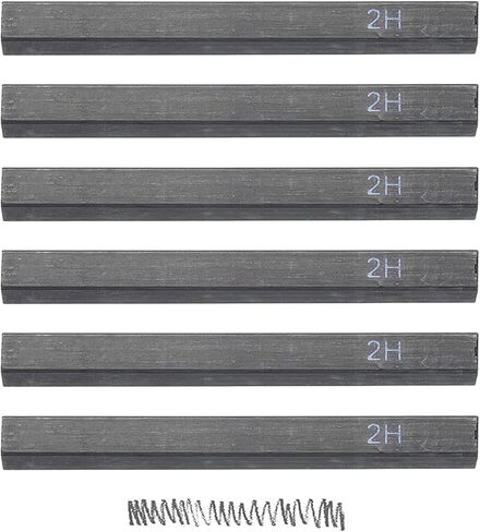 MECCANIXITY Compressed Charcoal Sticks, Soft/Medium/Hard Grade Square Vine Charcoal Sticks Set Art Supplies for Painting Drawing Sketching Shading Artists Beginners(Pack of 12) in Kuwait