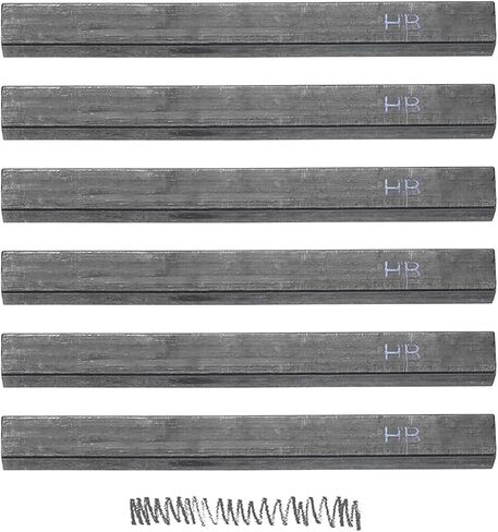 MECCANIXITY Compressed Charcoal Sticks, Soft/Medium/Hard Grade Square Vine Charcoal Sticks Set Art Supplies for Painting Drawing Sketching Shading Artists Beginners(Pack of 12) in Kuwait
