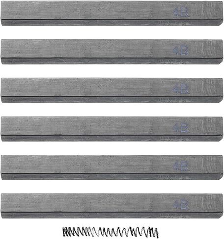 MECCANIXITY Compressed Charcoal Sticks, Soft/Medium/Hard Grade Square Vine Charcoal Sticks Set Art Supplies for Painting Drawing Sketching Shading Artists Beginners(Pack of 12) in Kuwait