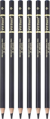 PATIKIL 6Pcs Drawing Pencils for Sketching, Medium Hard Refill Sketch Pencils for Drawing, Graphite Art Pencil Set Professional Resistant Lead for Painting Shading Artist Office Supplies in Kuwait