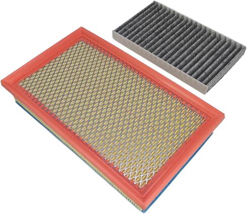 Engine & Cabin Air Filter Fit for 2021-2023 Jeep Gladiator, Fit for 2020-2023 Jeep Wrangler, V6 3.0L Diesel Turbo, Replace 68293164AB 68364653AA in Kuwait