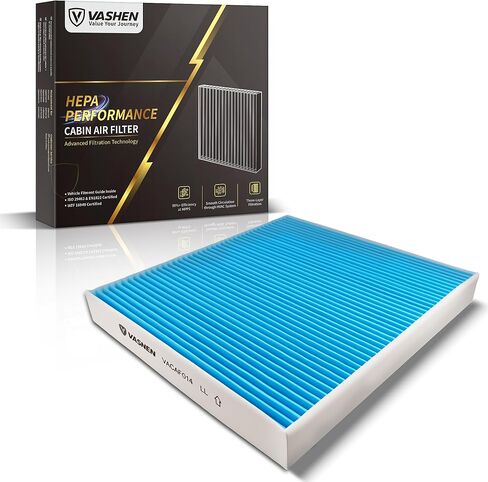 CF11643 Cabin Air Filter for 2019-2022 Volkswagen Jetta, 2015-2021 Golf, 2012-2019 Beetle, Also Fits Select Audi A3 S3 Q3 TT, VW Passat Tiguan, Low Restriction Airflow, SkyBlue in Saudi Arabia