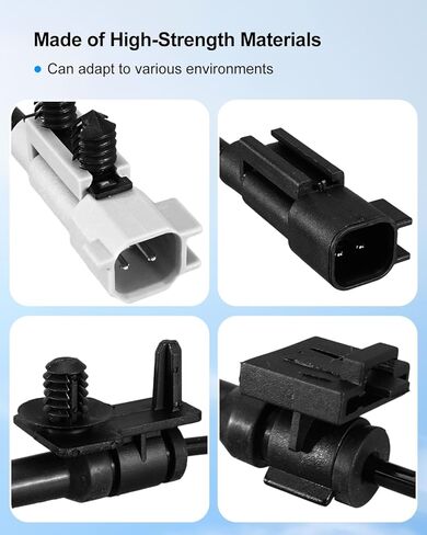 4Pcs ABS Wheel Speed Sensor Fit for Chrysler 300 Dodge Challenger Charger 2011-2022 Replace 4779639AB 4779643AB 4779642AA 4779639AD 4779639AA 4779643AD, Front Rear Left Right in Kuwait