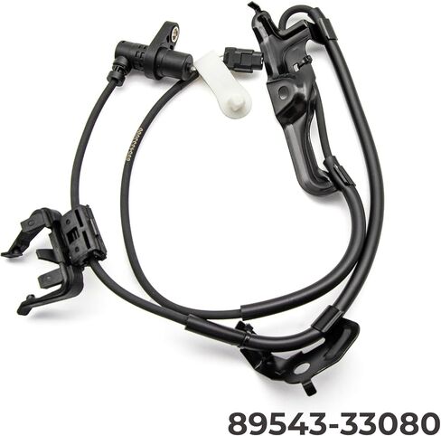 مستشعر سرعة العجلات الأمامية اليسرى ABS متوافق مع Toyota Camry 2006-2011، مع Lexus ES350 2007-2011، استبدال # 8954333080 ALS1501 in Kuwait