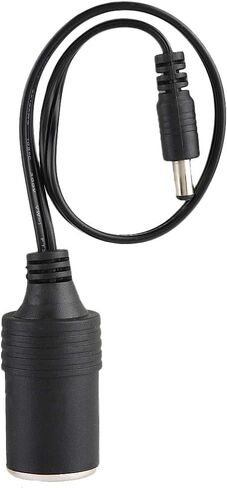 Cigarette Lighter Power Supply Cable, Car Cigarette Lighter Female Socket to DC 5.5mm x 2.1mm Plug Jack Adapter in Kuwait